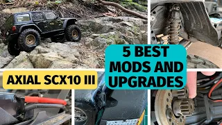 5 Best Axial SCX10 III Upgrades and Mods for crawling performance