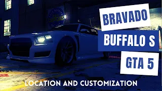 Bravado Buffalo S GTA 5 Customization and Location