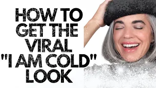 HOW TO GET THE VIRAL "I AM COLD" MAKEUP LOOK | Nikol Johnson