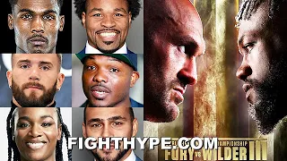 CHAMPIONS PREDICT FURY VS. WILDER 3: CHARLO, PLANT, PORTER, LOMA, BRADLEY, THURMAN, GARCIA, & MORE