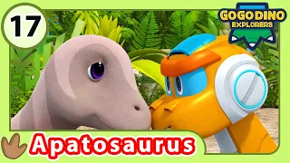 GOGODINO Season 3 | EP17 Apatosaurus and Pokey | Dinosaur | Cartoon | Kids Animation