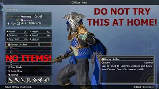 "NO ITEMS, NO ARTIFACTS, NO NOTHING" - Dynasty Warriors 9 Empires PC "Stripped-Off" Challenge Part 1