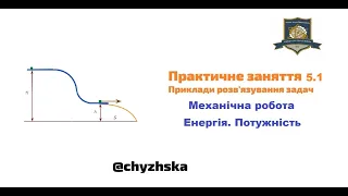 Практичне заняття 5.1. Механічна робота. Енергія. Потужність