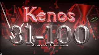 (Mobile) Kenos 31-100% (Extreme Demon) | LEVEL IN 2 RUNS | Progress #7 | Geometry Dash