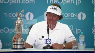 PGA: PHIL MICKELSON BRITISH IMPRESSION