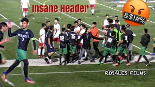 They Almost Got into a Fight - Lincoln vs Montgomery High School Boys Soccer
