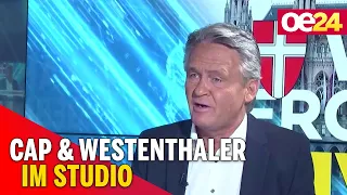 Erste Wien-Wahl Ergebnisse: Cap & Westenthaler im Studio