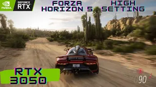 Forza Horizon 5 - RTX 3050 (High Setting 60fps) - MSI GF63 Thin