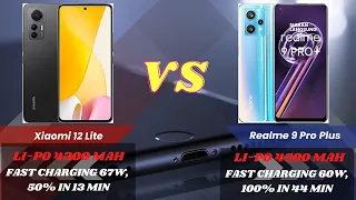 Xiaomi 12  Lite vs Realme 9 Pro  Plus Comparison