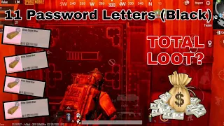 😱11 password letter black opening - pubg metro royale chapter 2🤓