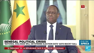 Senegal's president Macky Sall says April 2nd will be end of his mandate • FRANCE 24 English