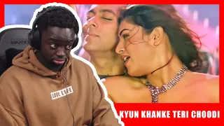 Kyun Khanke Teri Choodi (4K Video) | Tumko Na Bhool Paayenge |  REACTION