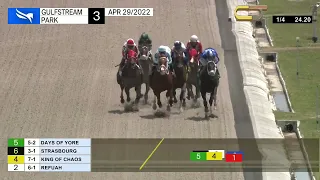 Gulfstream Park Carrera 3 - 29 de Abril 2022