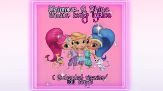 Shimmer and Shine theme song extended version lyrics with video| kids lyric songs from Hannah Simson