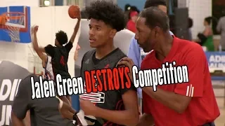 Jalen Green is DESTROYING DEFENDERS for Head Coach Sam Mitchell Adidas Gauntlet L.A. Day 1