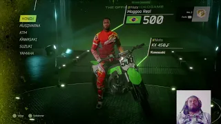 Monster Energy - Supercross (PtBr)[PS4] Criação de Personagem e Customização da moto | Maggoo
