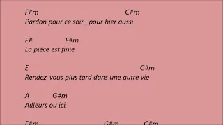 Françoise Hardy . Rendez vous dans une autre vie . Karaoké d accords pour accompagner la chanson