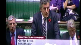 Gordon Brown on EU & Climate Change