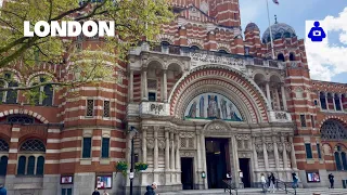 London Walk 🇬🇧 VICTORIA Stn, Westminster Cathedral to Buckingham Palace |Central London Walking Tour