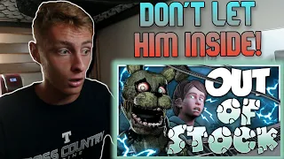 RASCAL! FNAF - OUT OF STOCK SONG LYRIC VIDEO - Dawko & DHeusta | REACTION