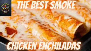 Smoke Chicken Enchiladas - Z Grills - how to make enchiladas on pellet grills