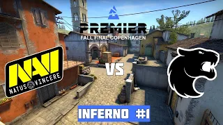 НИЖНЯЯ СЕТКА. РАУНД 2. NAVI vs FURIA. MAP-1 INFERNO. BLAST PREMIER FALL 2020 FINALS