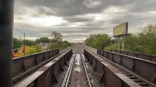 Metra train 2222 front view/Bensenville, IL to Chicago Union Station/Starts 7:57 am/Thurs.10-14-2021