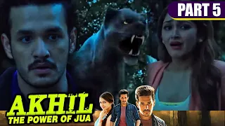 जंगल शेर से अखिल ने बचाया सायेशा को | Akhil The Power Of Jua Part 5 | Akhil, Sayyeshaa