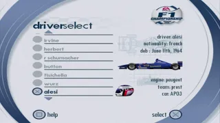 F1 Championship Season 2000 - Jean Alesi at Belgian GP