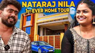 இப்படி ஒரு Kitchen-அ பாத்ததே இல்ல 😱 Fridge-ல இதெல்லாம் வச்சிருக்கீங்க Nila Natraj Home Tour🏡