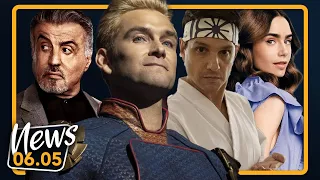 The Boys, Cobra Kai S06, Tulsa King S02, Emily in Paris, The Acolyte beim Seriencamp | SerienNews