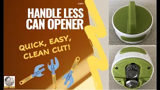 Joseph Can Opener - How to open a can quickly, easily, and clean cut!