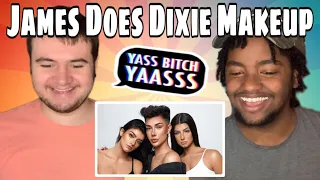 Dixie D’Amelio 'James Charles Uses Makeup to Turn Us into Triplets!' REACTION