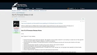Axe-Fx III - Firmware 21.00 Is Now Available!