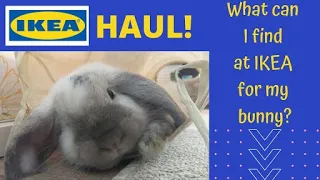 IKEA Haul {2020} Bunny Supplies | What Can I Find at IKEA For My Bunny? | IKEA Pet Review!