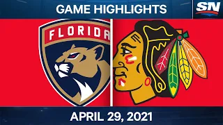 NHL Game Highlights | Panthers vs. Blackhawks - Apr. 29, 2021