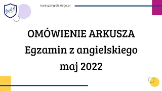 Omówienie arkusza. Egzamin ósmoklasisty angielski - odpowiedzi.