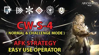 [Arknights] POWER OF MODULES !! | CW-S-4 CM AFK Strategy | Lone Trail