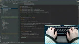 ASMR Programming 🌙 - Building an Android Chat application | No Talking #asmr #programming #developer