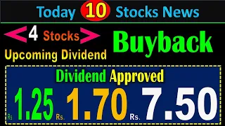 UPCOMING DIVIDEND! LATEST DIVIDEND ANNOUNCED BY STOCKS! #DIVIDEND #CEAT #SOLAR #HDFCLIFE #APOLLO