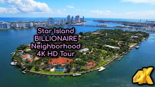 Star Island in 4K | Miami | Florida | Neighborhood Tour