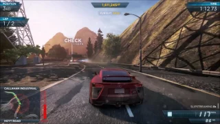 Need for speed most wanted 2012- circuit race red shift ( driving lexus LFA )