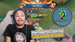 Bertemu Squad Lawak dan Membantai Squad Lawak - Mobile Legends