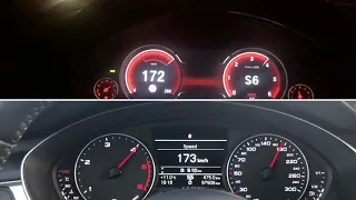 Bmw M550D F10 VS Audi a6 3.0 BITDI(Tuned)