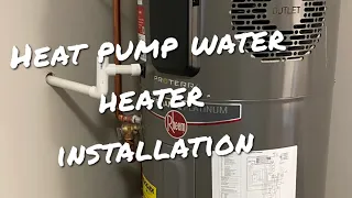 How to install a heat pump hybrid water heater