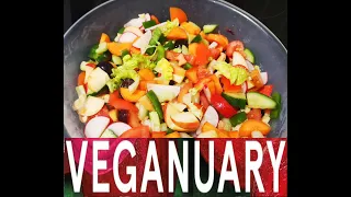 VEGANUARY CHALLENGE! Easy Fresh Cashew Salad