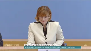 Pressekonferenz der Bundesregierung zur Staatskrise in Venezuela am 04.02.19