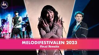 Melodifestivalen 2023 - Official Final Results ᴴᴰ