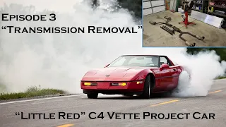 C4 Corvette Transmission Removal, Episode 3