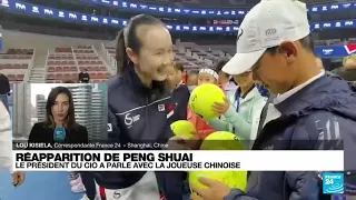 Le président du CIO a parlé par vidéo avec la joueuse de tennis chinoise Peng Shuai